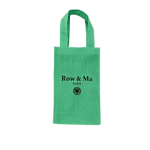 Baby sac jute vert - Row & Ma Paris
