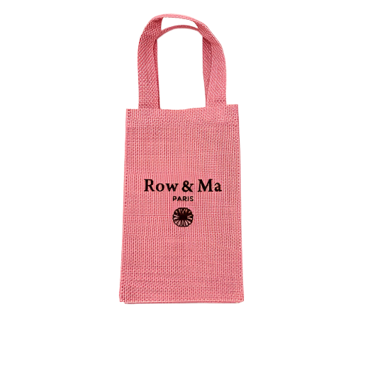 Baby sac jute rose - Row & Ma Paris