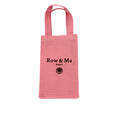 Baby sac jute rose - Row & Ma Paris