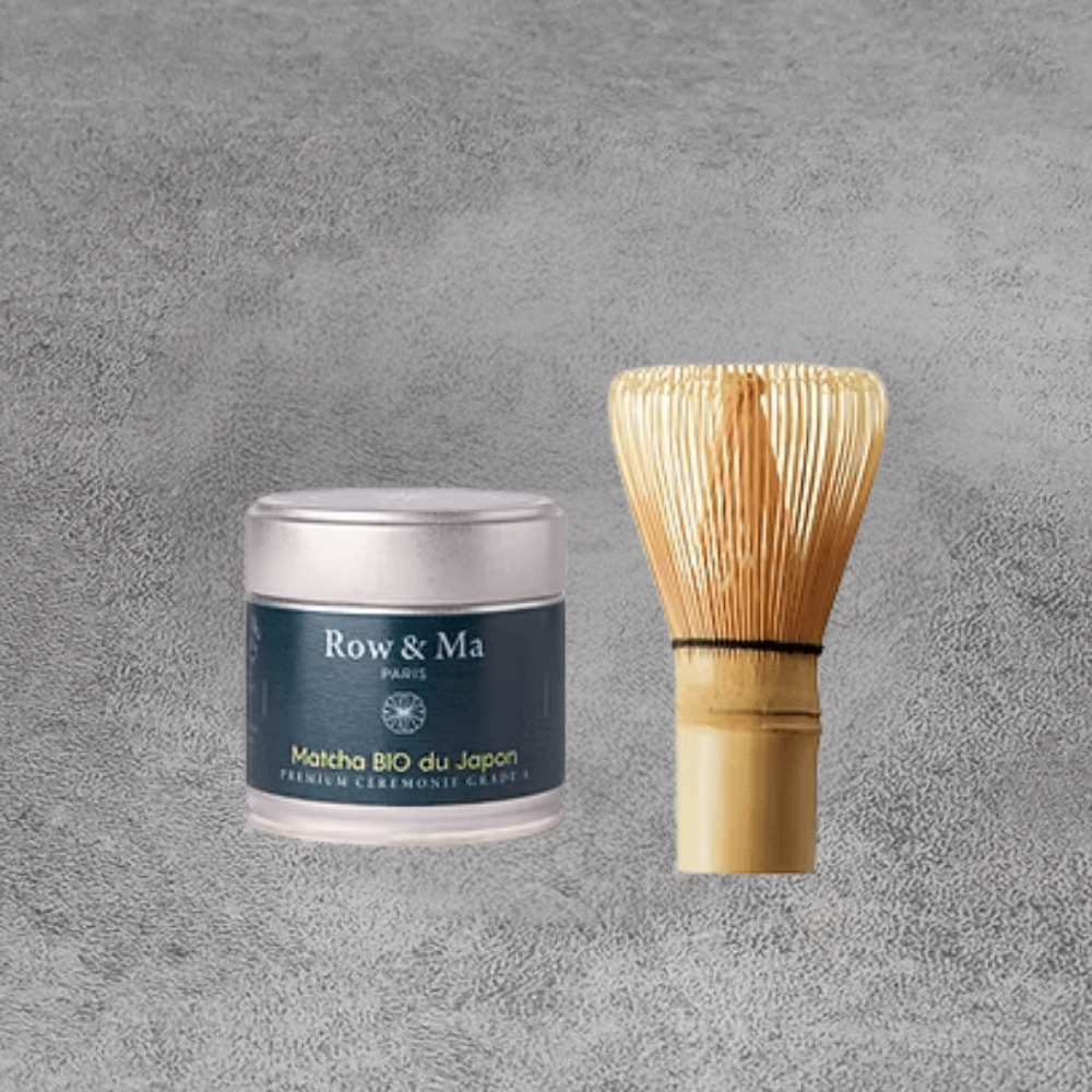 Coffret matcha | fouet en bambou Row & Ma Paris