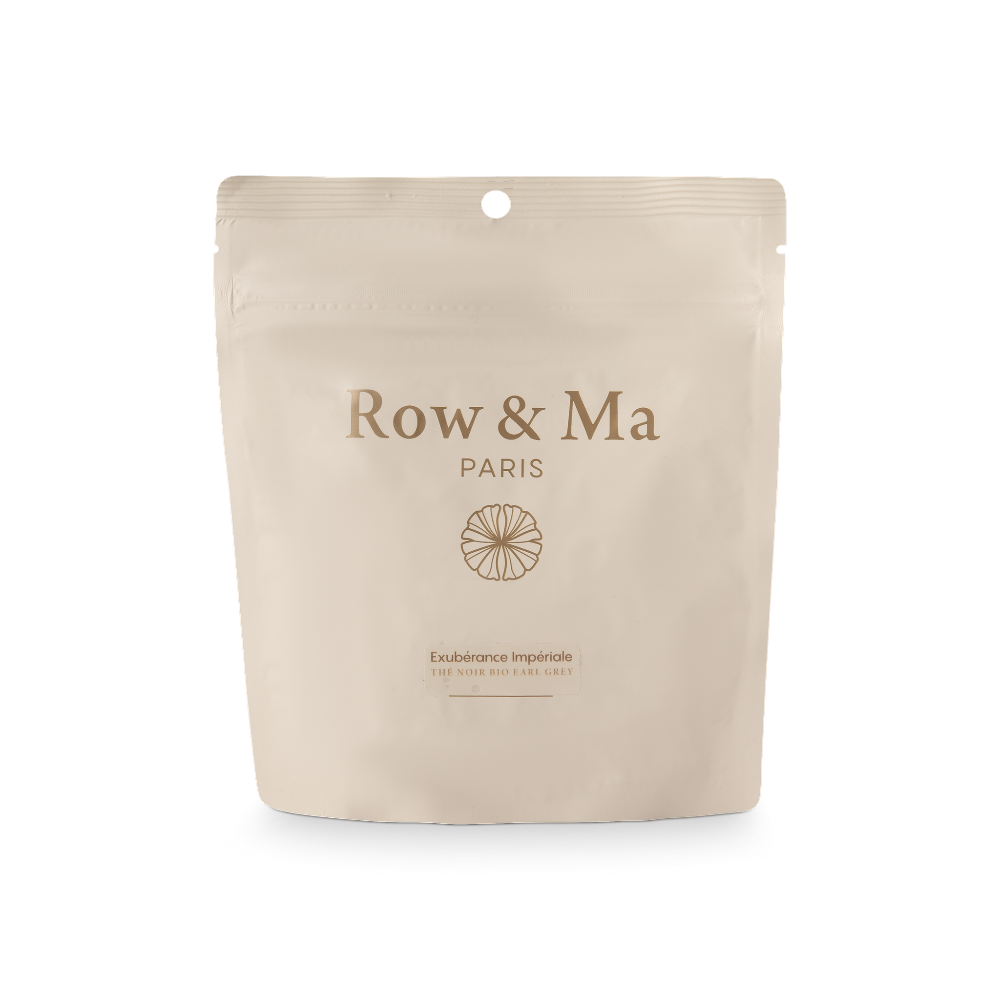 Exubérance Impériale — thé noir Earl Grey bergamote pochette 100g Row & Ma Paris