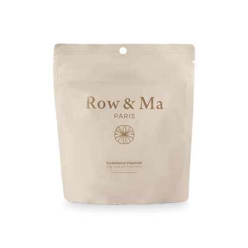 Exubérance Impériale — thé noir Earl Grey bergamote pochette 100g Row & Ma Paris