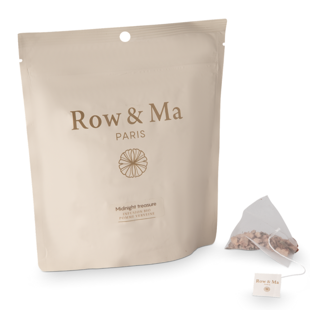 Midnight Treasure — infusion pomme verveine pochette 20 sachets Row & Ma Paris