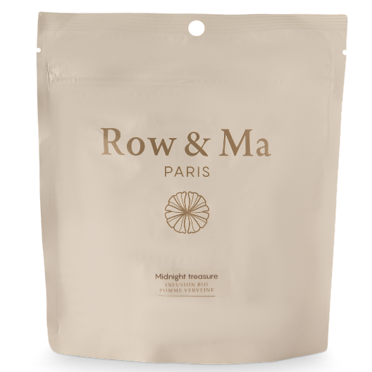 Midnight Treasure — infusion pomme verveine pochette 100g Row & Ma Paris