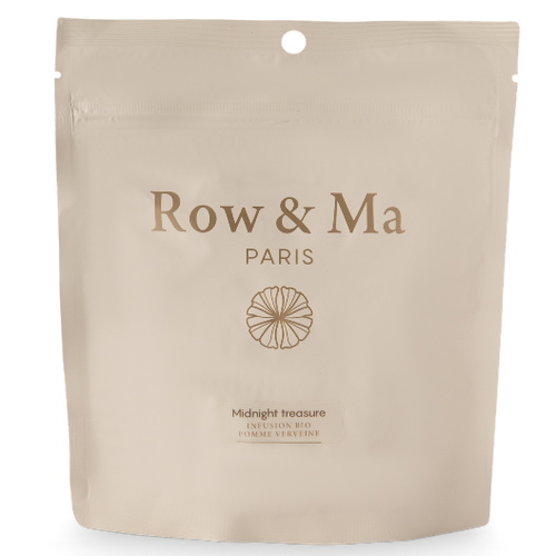 Midnight Treasure — infusion pomme verveine pochette 100g Row & Ma Paris
