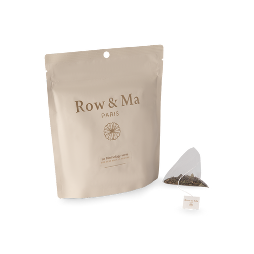 La Minthology Verte — thé vert menthe pochette 20 sachets Row & Ma Paris