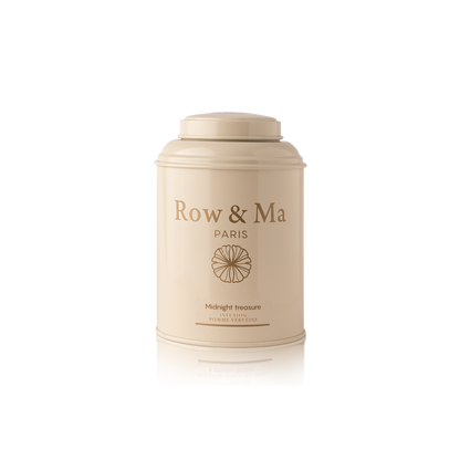 Midnight Treasure — infusion pomme verveine boîte 100g Row & Ma Paris